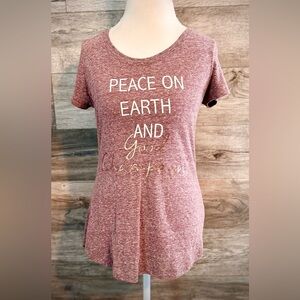 Maurice’s “Peace on Earth & Good Champagne” Top